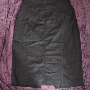 Express Studio Charcoal Corset Pencil Skirt Size 2